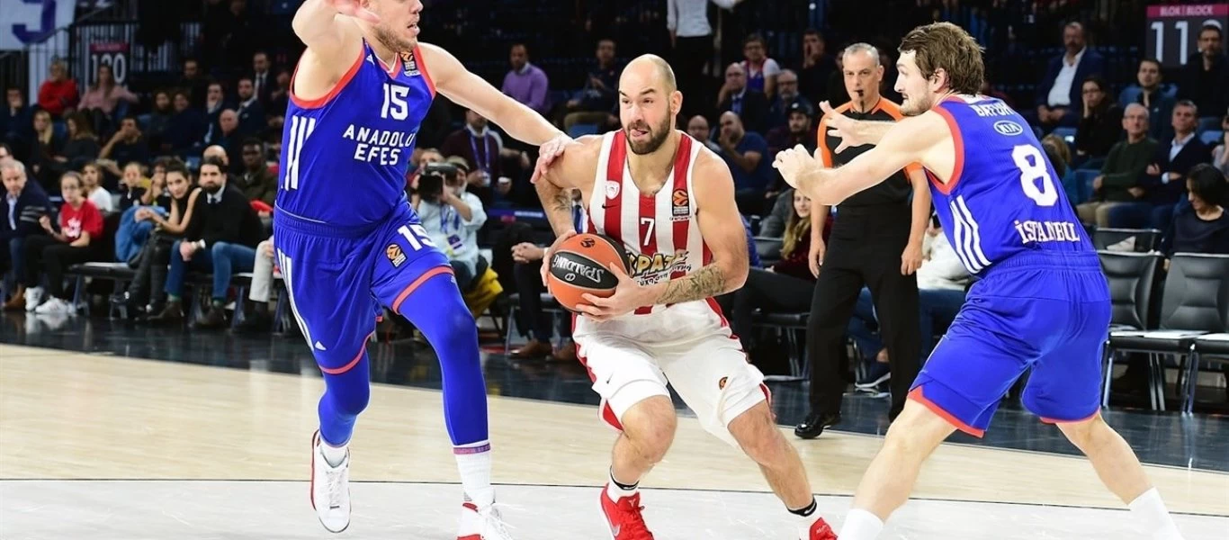 Οι Τούρκοι της Ανατολού Εφές νίκησαν 79-84 τον Ολυμπιακό στο ΣΕΦ